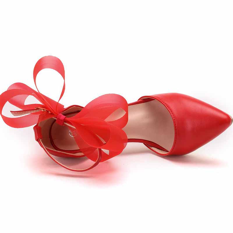 Closed Toe High Heel Sandals Bridal Wedding Shoes For Bride Ankle Strap