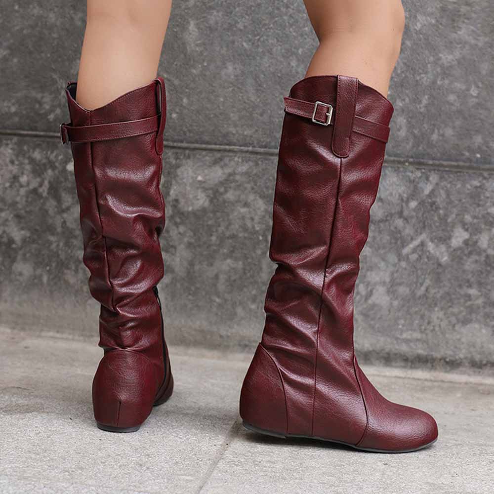 Wedge Boots for Women – Knee High Fall Style Wedge Boots