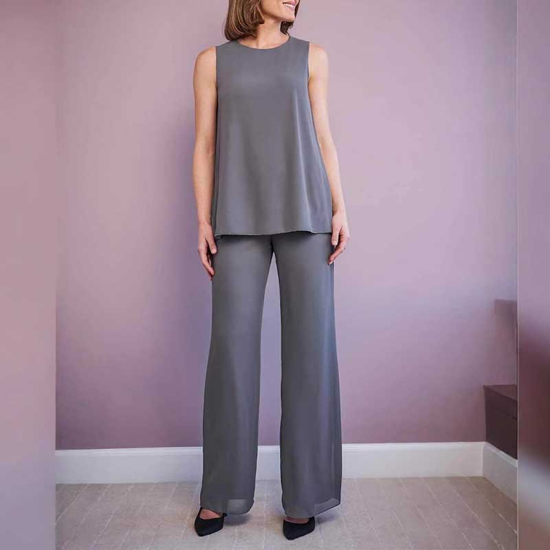 3 Piece Mother of The Bride Outfit with Jackets Long Sleeve Formal Set