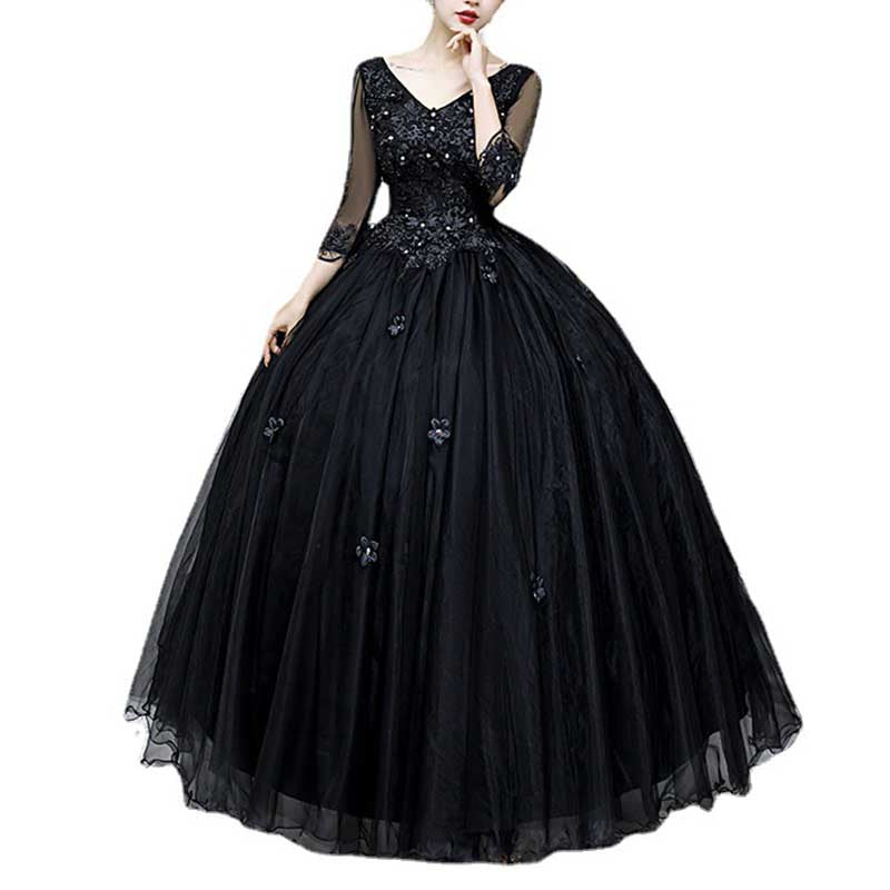 Beaded Lace Bridal Gown Princess Dresses