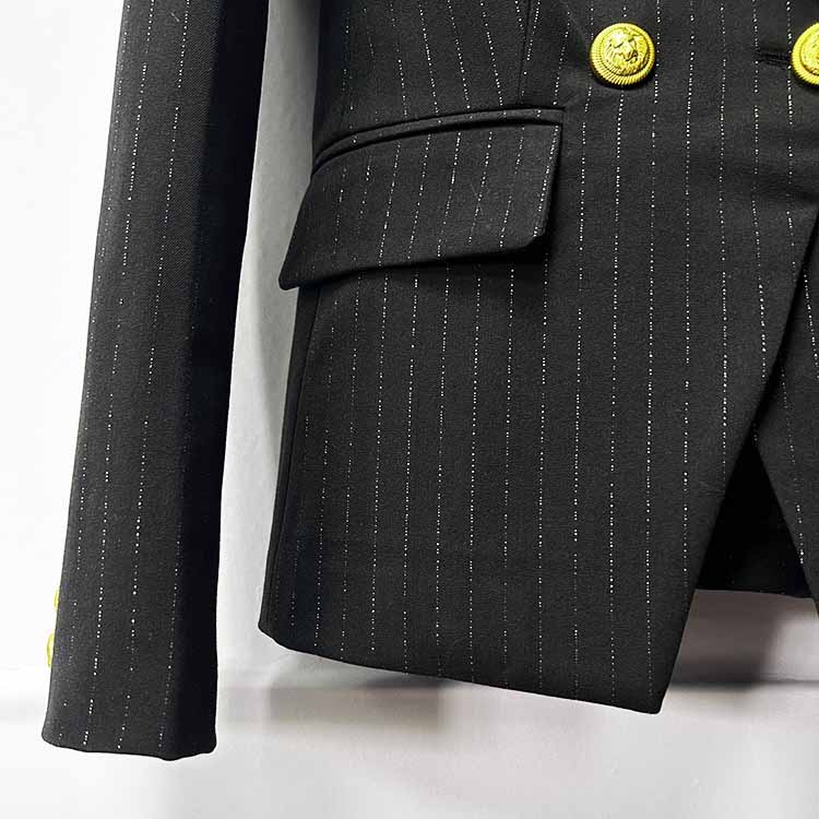 Black Slim Fit Pantsuit Formal Business Suit