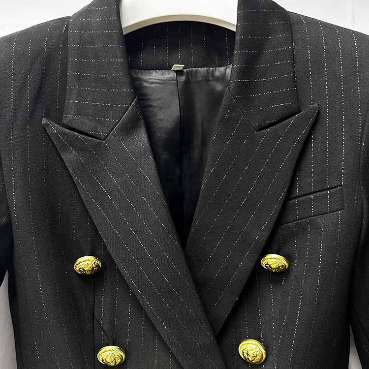 Black Slim Fit Pantsuit Formal Business Suit