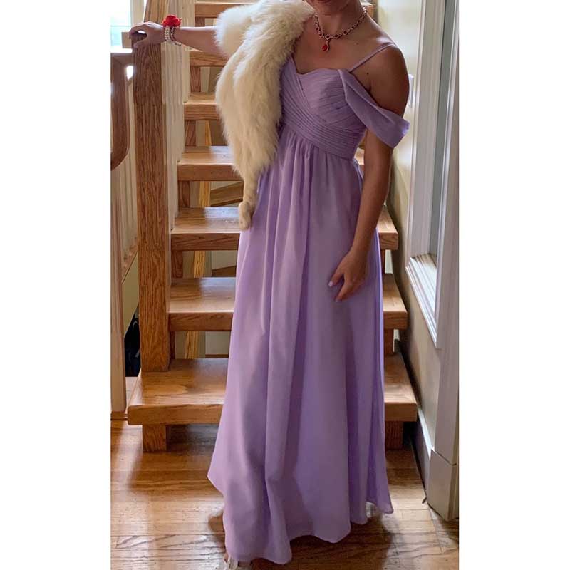 Custom-Made Chiffon Bridesmaid Dress Long, Flowy & Perfect for Any Wedding Theme