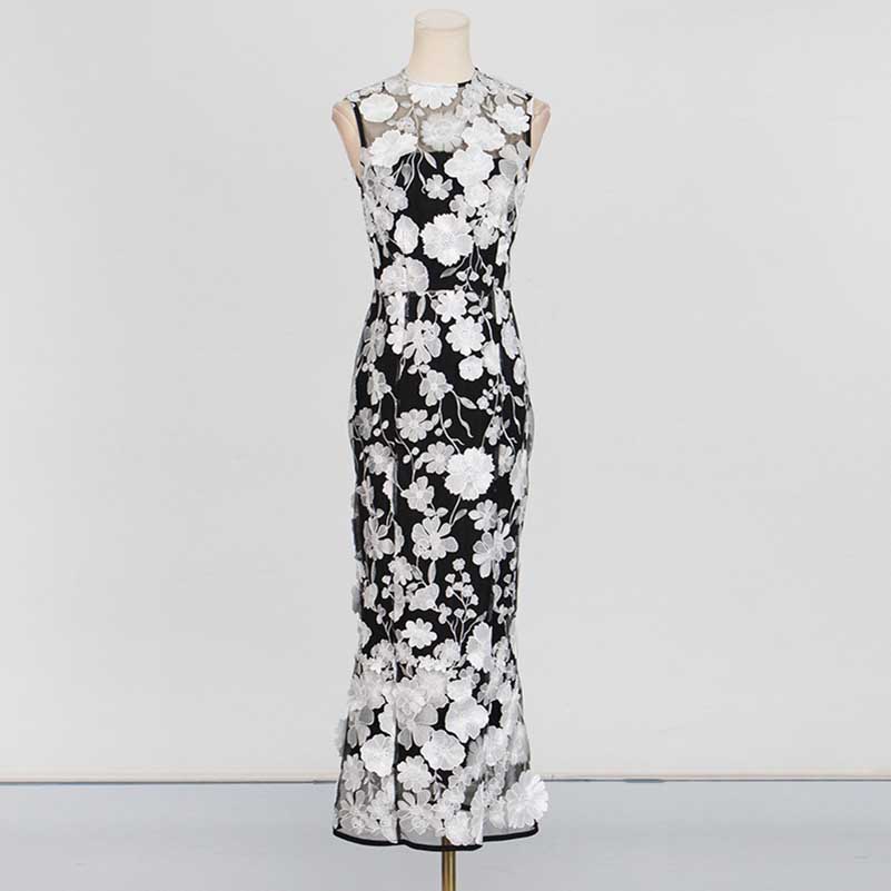 Floral Cocktail Midi Dress