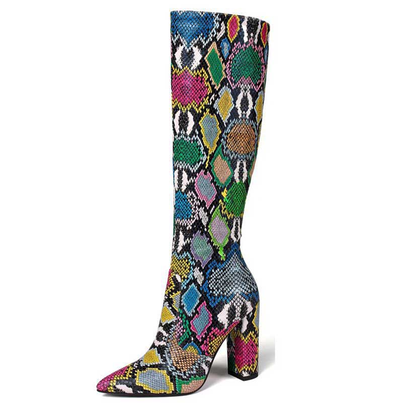 Knee-High Chunky Heel Boots | Women’s Casual & Dressy Look