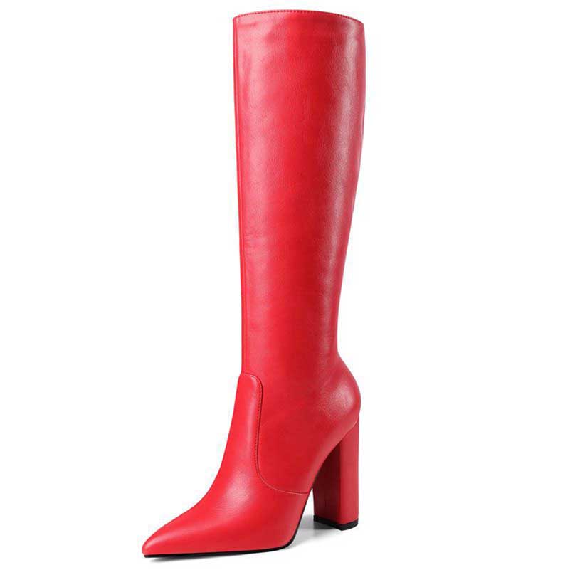 Knee-High Chunky Heel Boots | Women’s Casual & Dressy Look