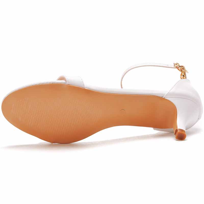 Ankle Strap Closure Sandal Shoes 1.97"