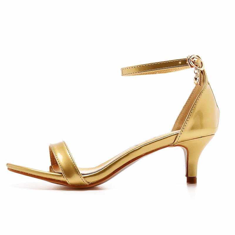 Ankle Strap Closure Sandal Shoes 1.97"