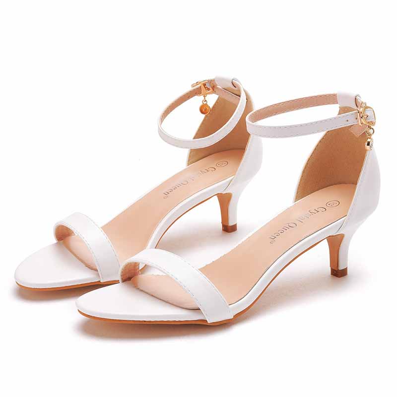 Ankle Strap Closure Sandal Shoes 1.97"