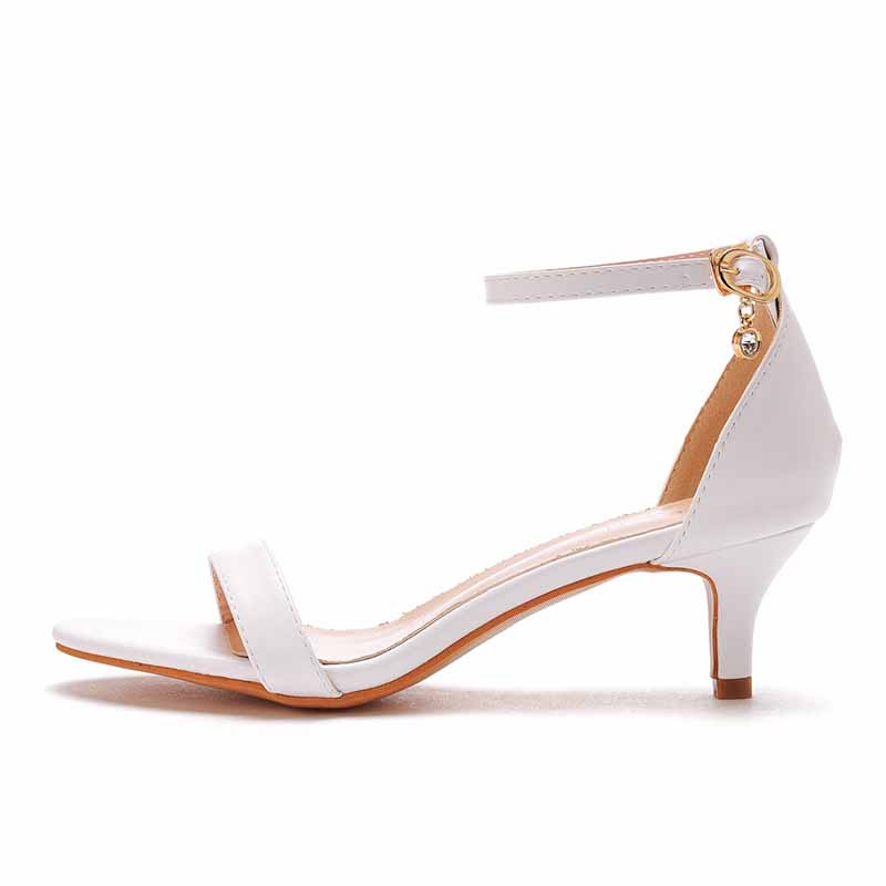 Ankle Strap Closure Sandal Shoes 1.97"