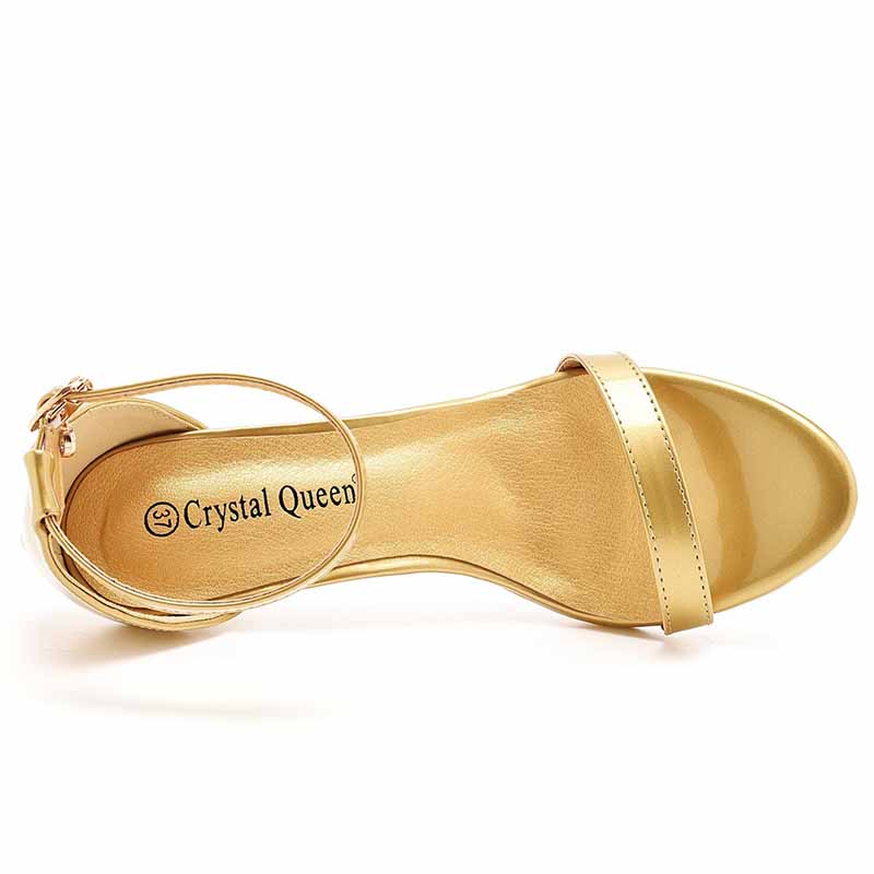 Ankle Strap Closure Sandal Shoes 2.76"