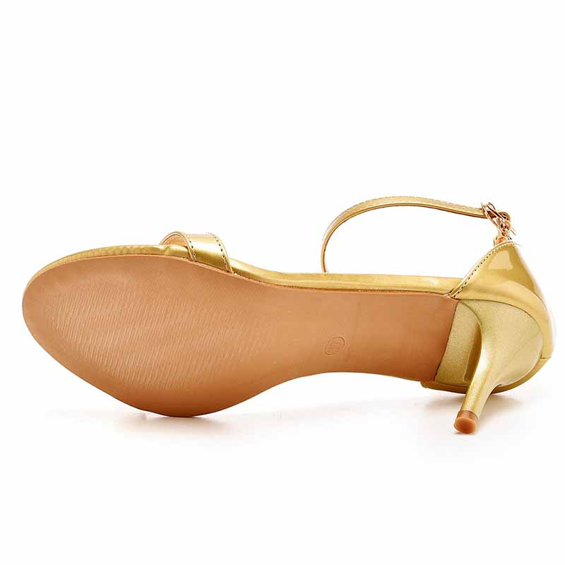 Ankle Strap Closure Sandal Shoes 2.76"