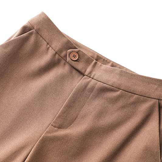 Wide-Leg Pantsuit One Button Formal Business Suit