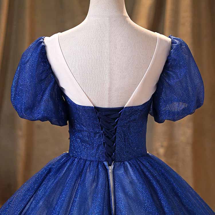 Blue Princess Quinceanera Dress Birthday Party Gowns