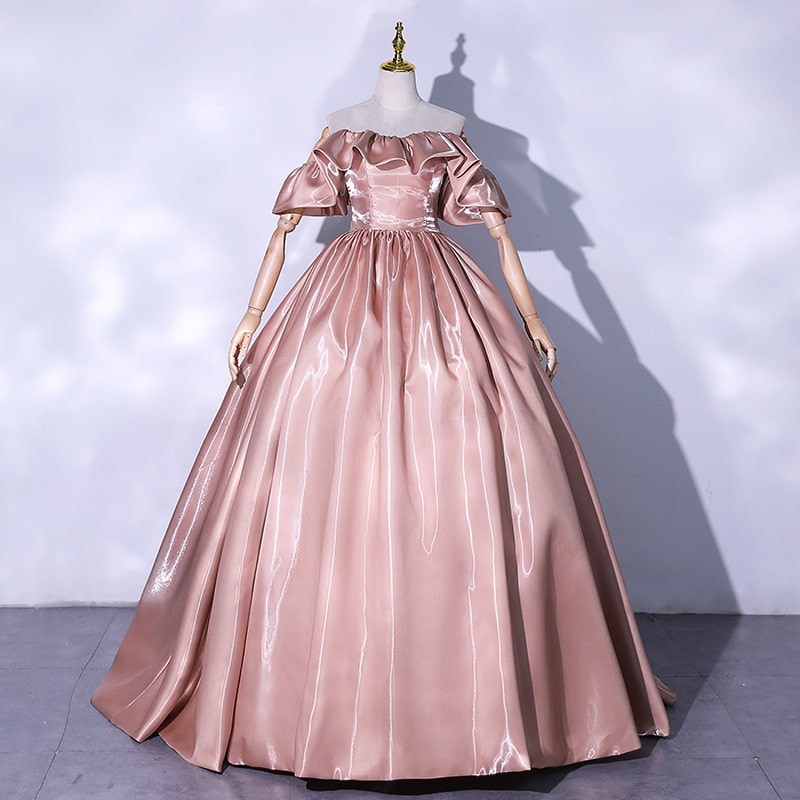 Tulle Princess Ball Gown Quinceanera Prom Dress Birthday Party Gowns