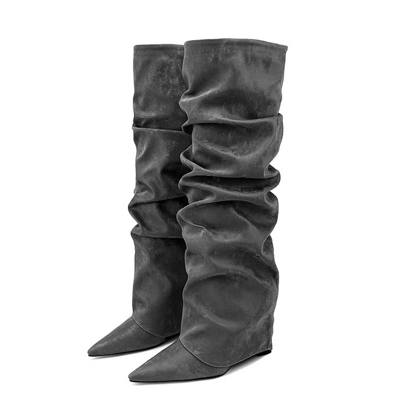 Women's Over-The-Knee Boots | 3.94" Wedge Heel & Comfort Fit