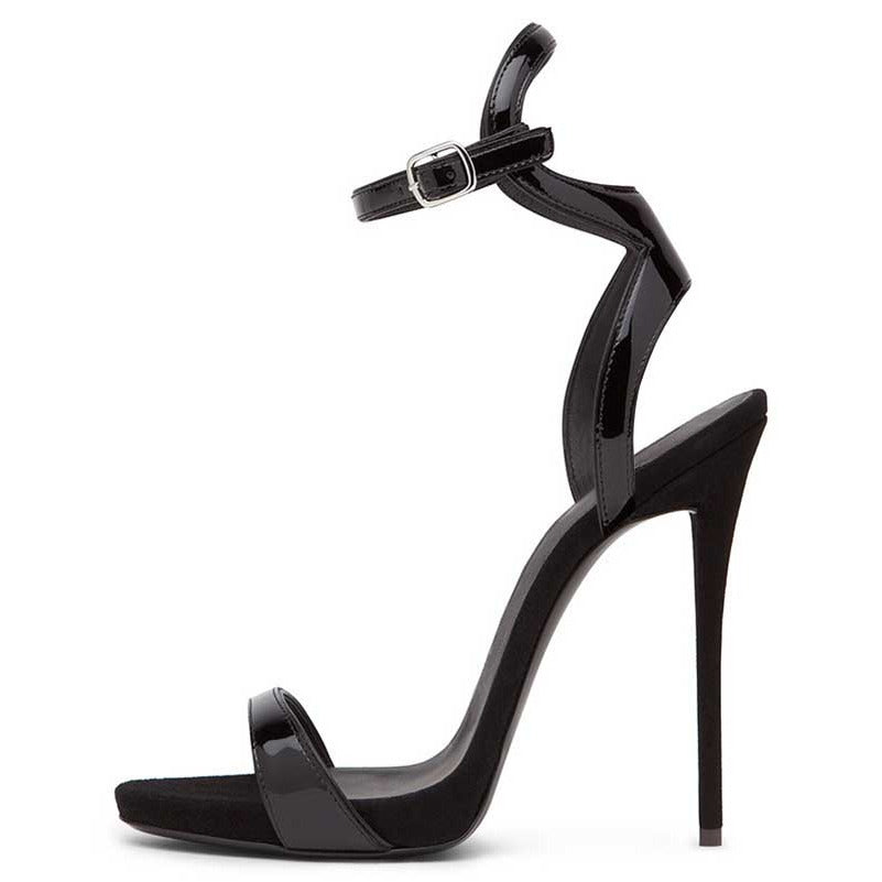 Sparkle High Heels Ankle Straps Pump
