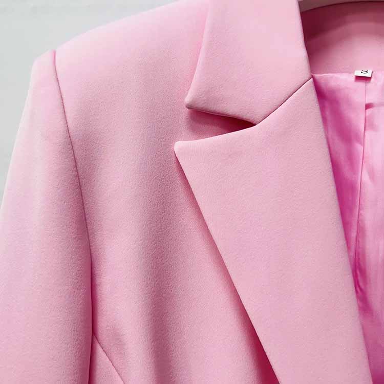 Pink Wedding Suit One Button Bell-bottoms Pantsuit Formal Outfit