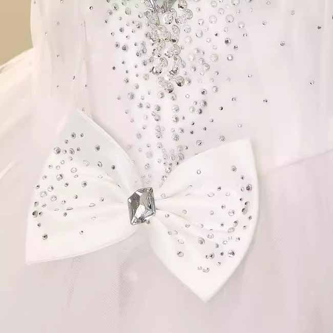 Sweetheart Simple Wedding Dresses Strapless Sparkly Bridal Gowns