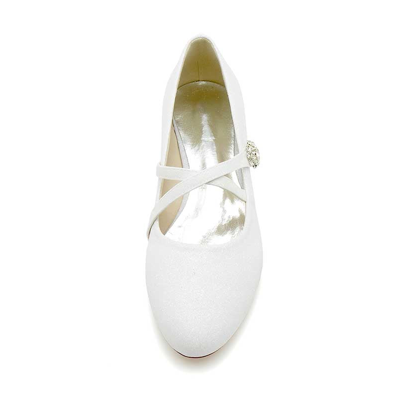 0.98" Glitter Formal Flats Low Heel Wedding Shoes Dress Shoes For Girls