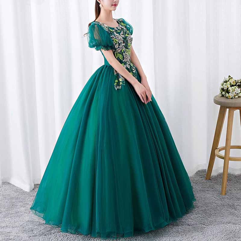 Dark Green Princess Dress Quinceanera Dress Birthday Prom Gown