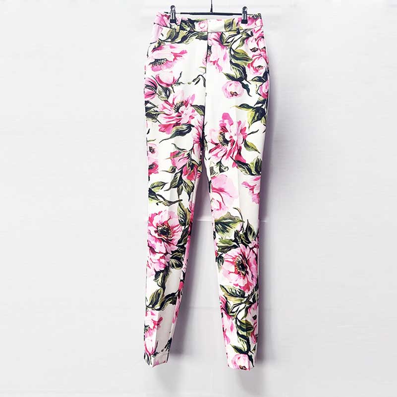 Women's Floral Print Pantsuit | Blazer & Trousers Set for Events