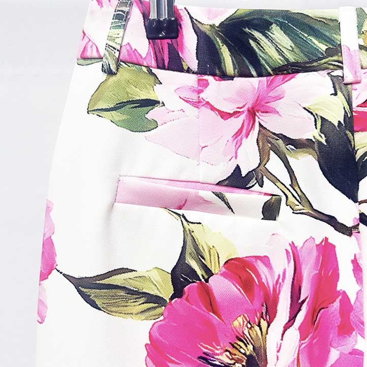 Women's Floral Print Pantsuit | Blazer & Trousers Set for Events