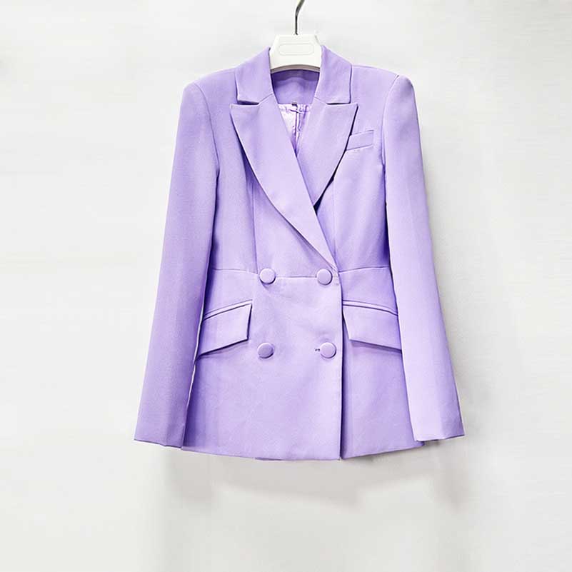 Wide Leg Pantsuit Lavender Formal Event Suit