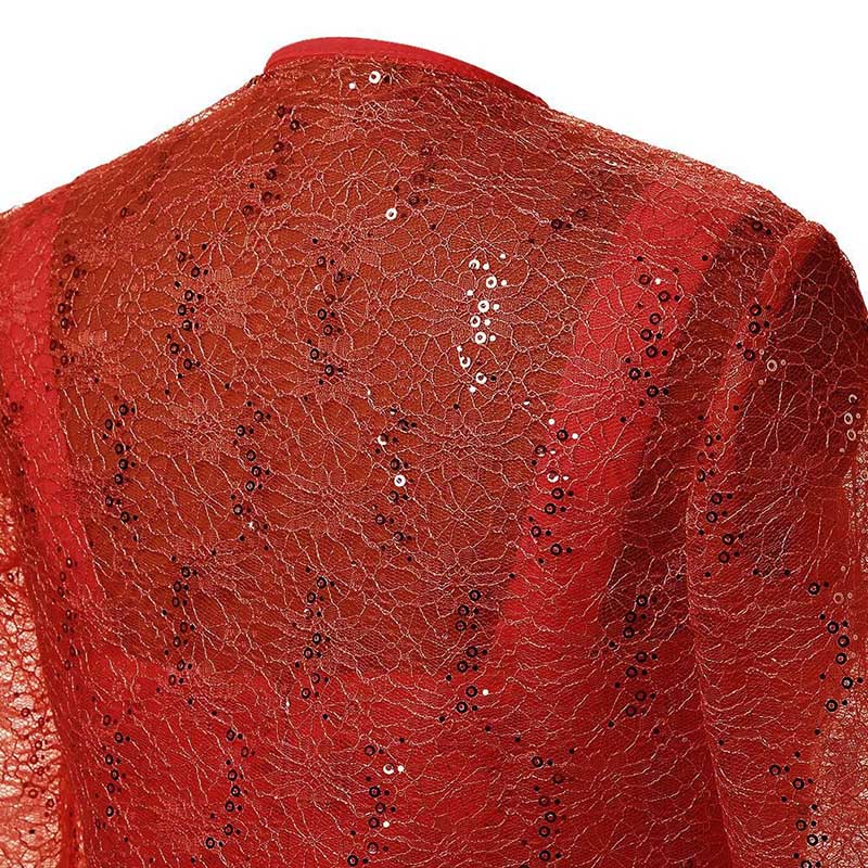 Long Sleeve Mother of The Bride Outfit Lace Jacket Wedding Skirt Suit