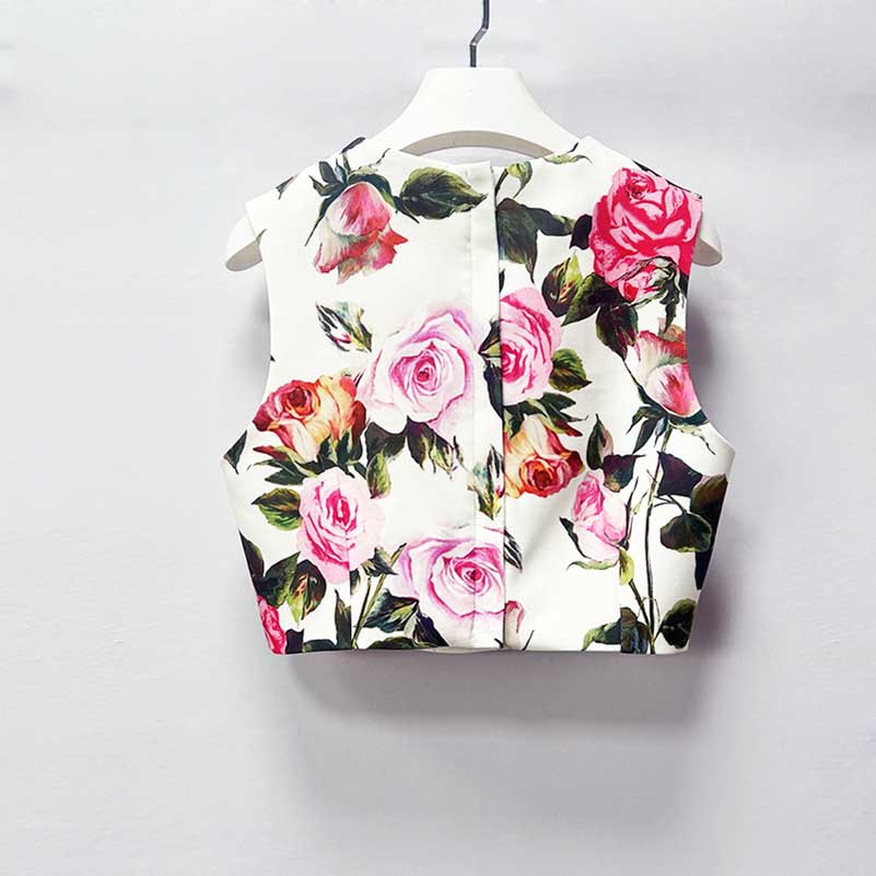 Women’s Floral Skirtsuit for Weddings & Parties