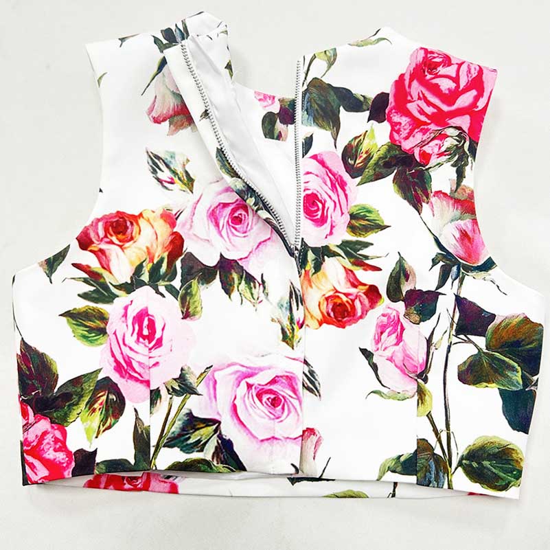 Women’s Floral Skirtsuit for Weddings & Parties