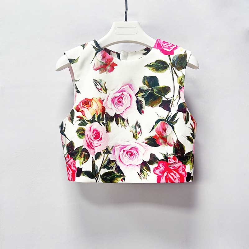 Women’s Floral Skirtsuit for Weddings & Parties