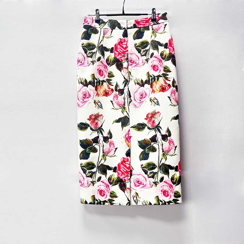 Women’s Floral Skirtsuit for Weddings & Parties