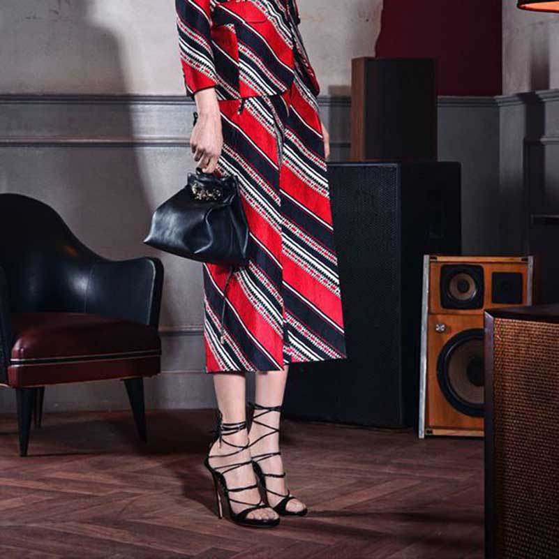 Womens Heeled Stiletto Strap Sandals Party Shoes