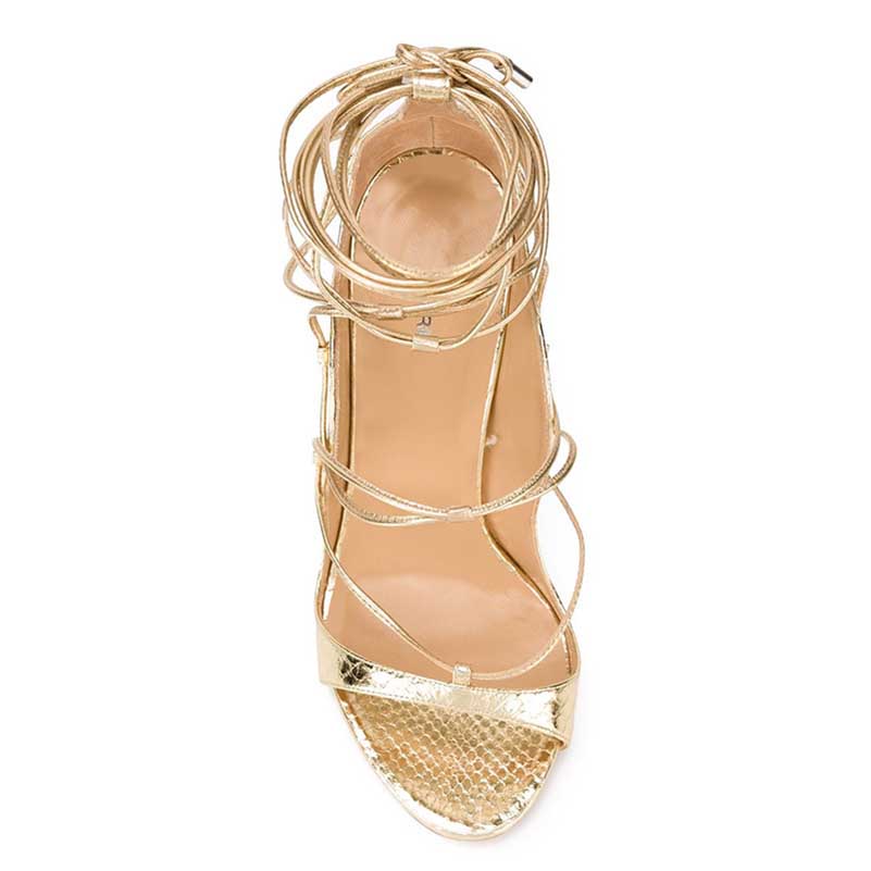 Womens Heeled Stiletto Strap Sandals Party Shoes