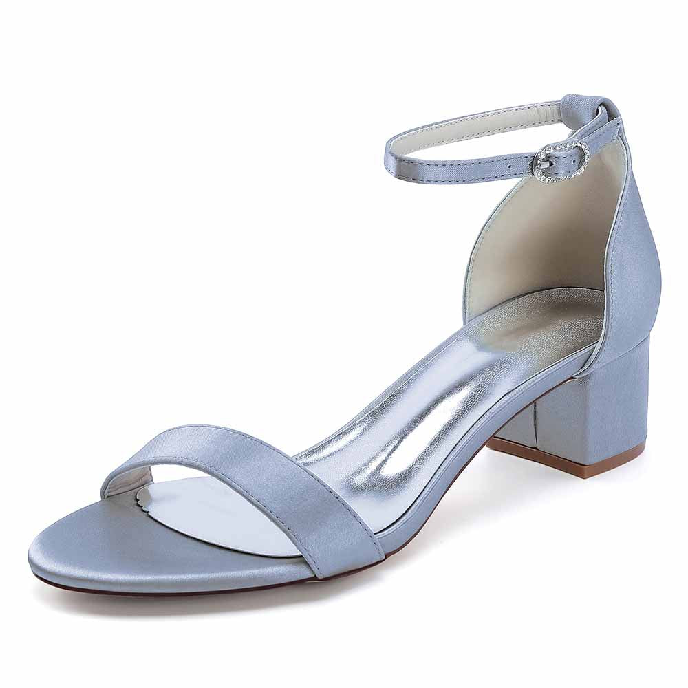 Chunky Heel Dress Shoes Classic Dress Sandals Wedding Prom Shoes