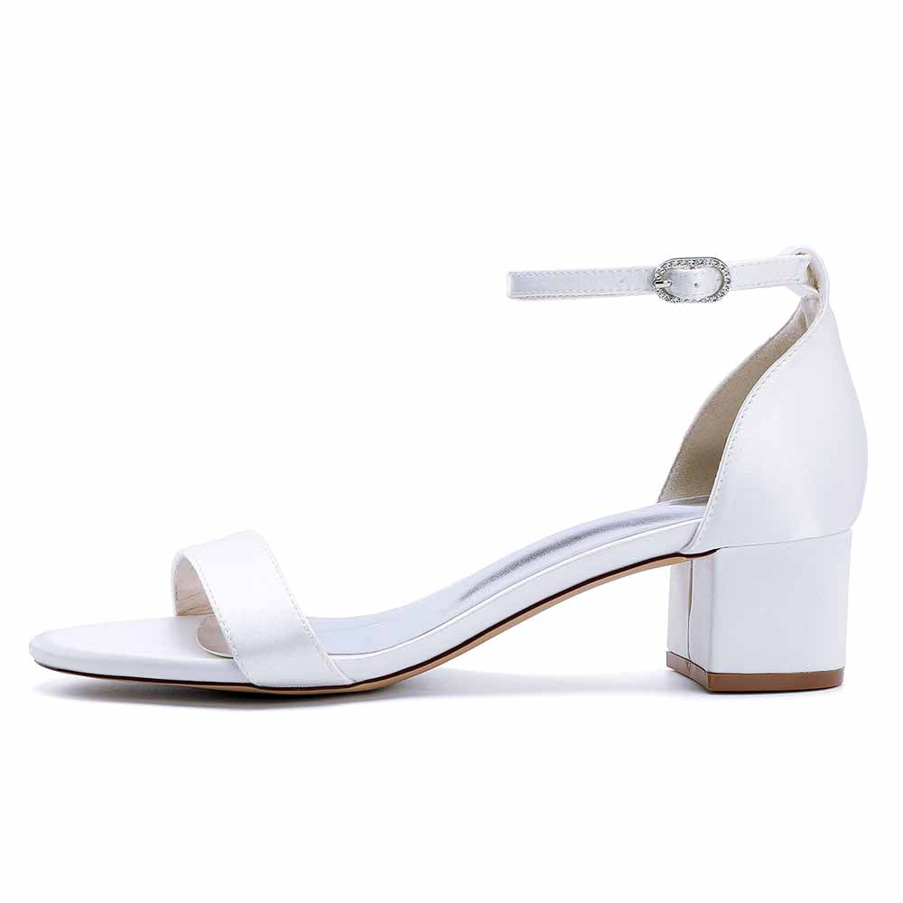 Chunky Heel Dress Shoes Classic Dress Sandals Wedding Prom Shoes