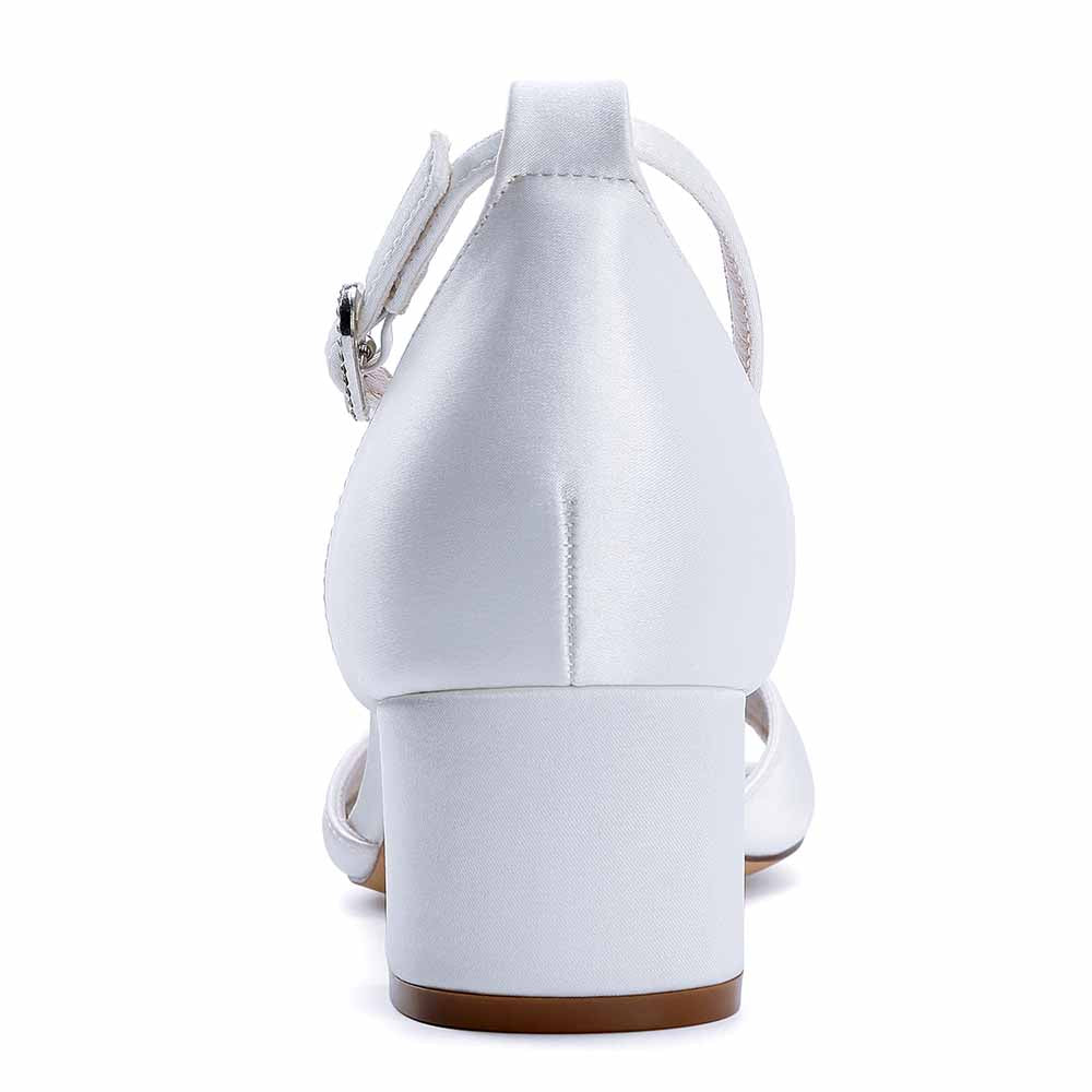 Chunky Heel Dress Shoes Classic Dress Sandals Wedding Prom Shoes