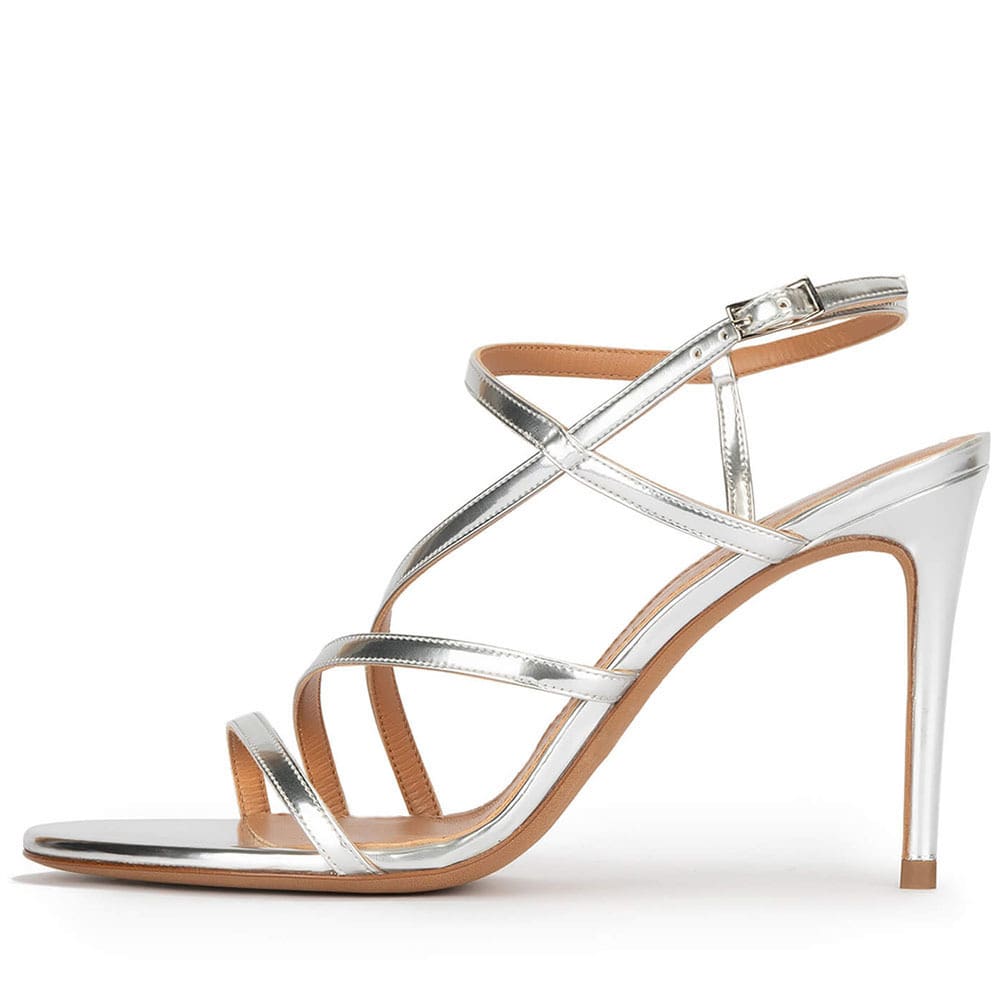 High Heeled Strappy Stiletto Sandals