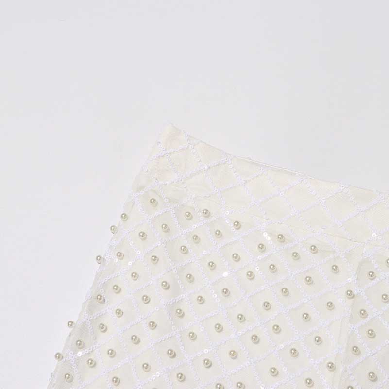 Wedding Suit Flower Pearls Detail Slim Fit Suit