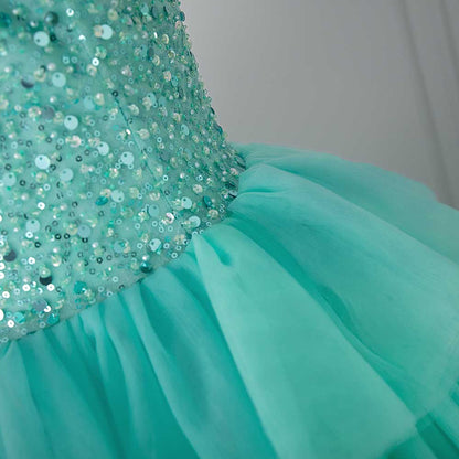 Tulle Layered Ball Gown Wedding Dress With Sweetheart Neckline