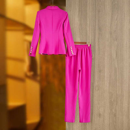 Women’s Bright Pink Pantsuit | Professional & Wedding Guest Suit