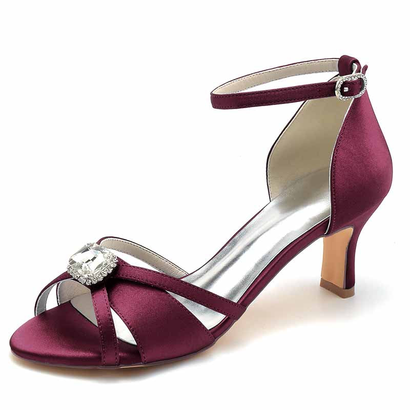 Women's Wedding Sandals 2.56" Ankle Straps Dress Shoes