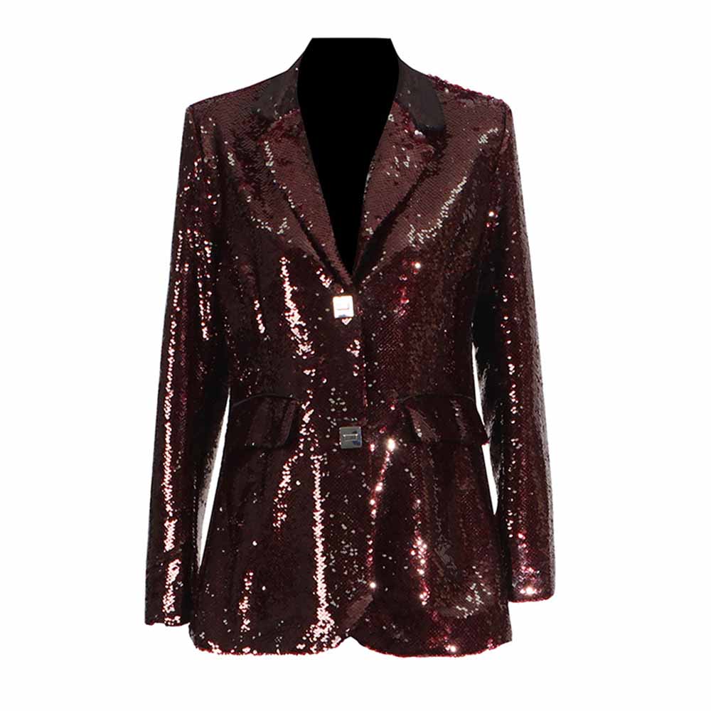 Sequin Blazer Coat for Women – Dazzling Shine, Elegant & Glam for Events