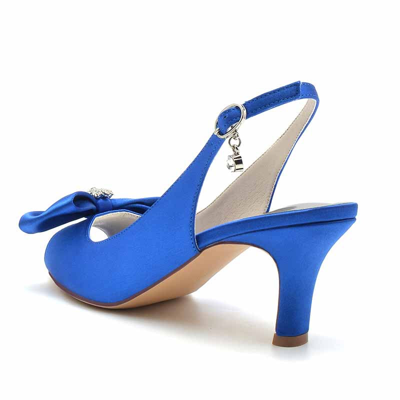 Women's Bow Detail Wedding Sandals 2.56" Dress Shoe