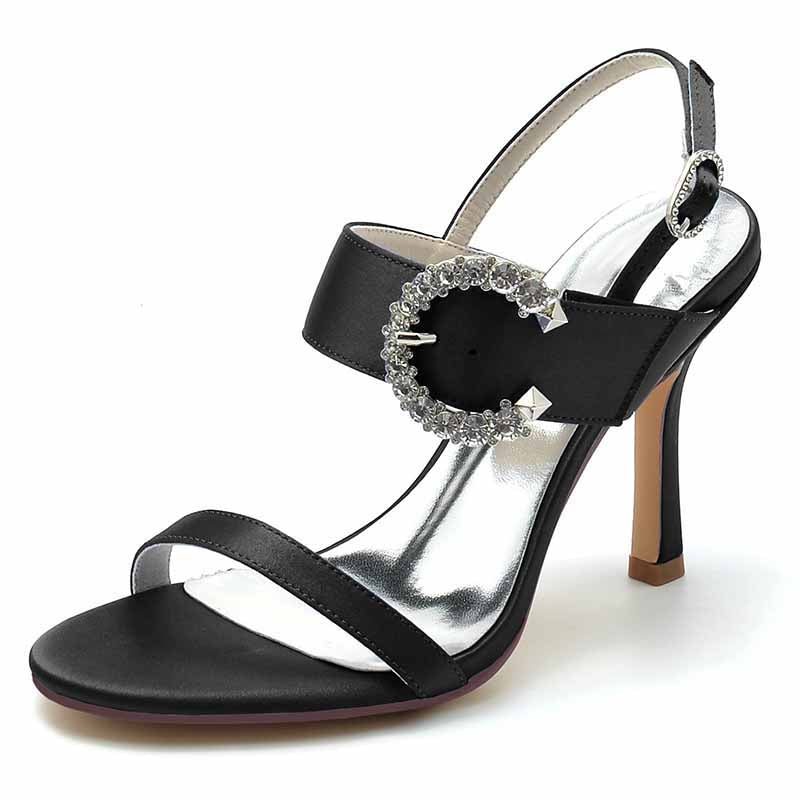 Women's Open Toe Buckle Sandals 3.74" Dress Shoes
