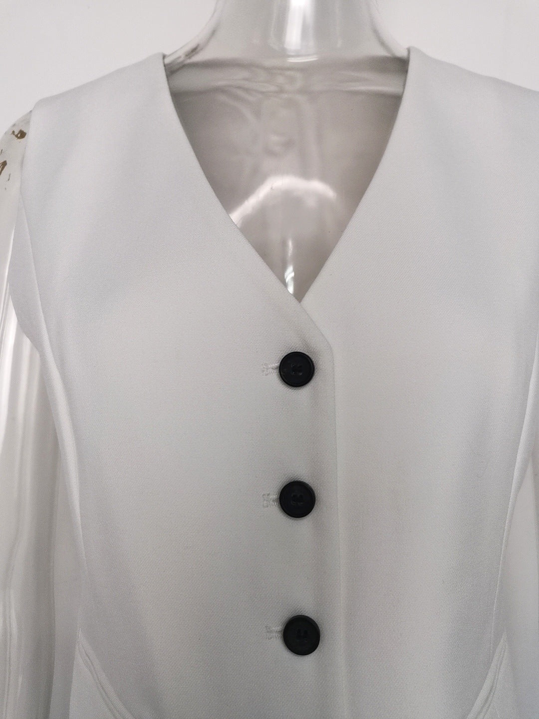 Women's 3-Piece White Wedding Pantsuit | Wide-Leg Blazer, Top & Pants