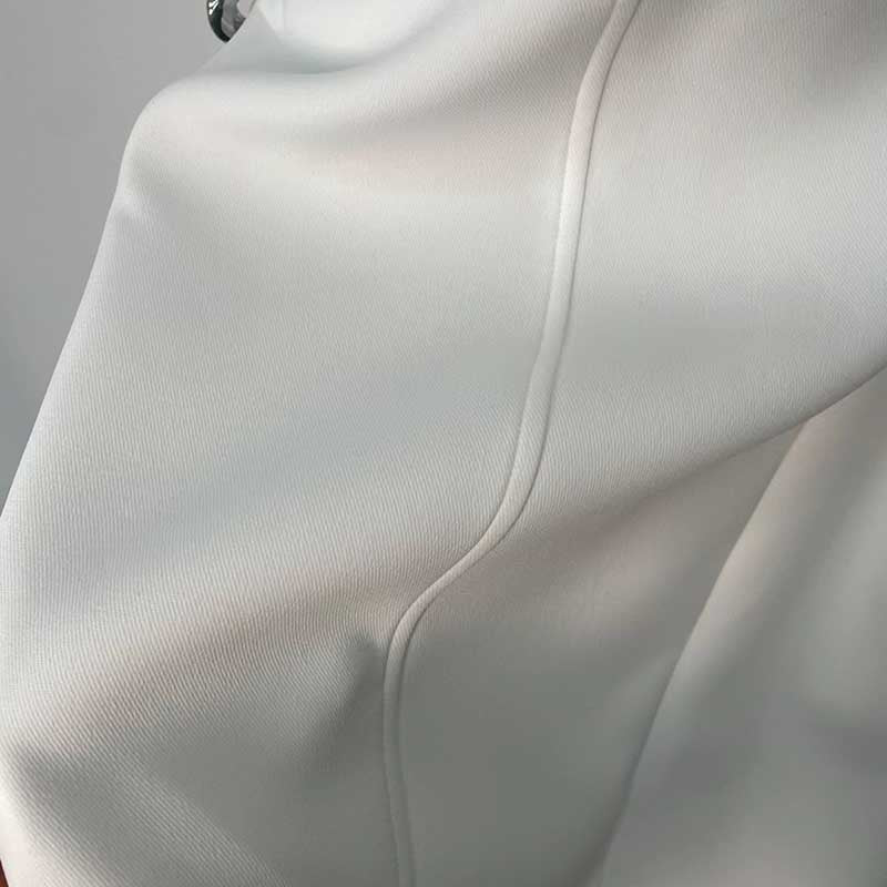 Mock Neck A-Line Midi Dress with Pockets For Women