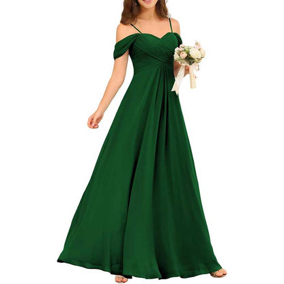 Custom-Made Chiffon Bridesmaid Dress Long, Flowy & Perfect for Any Wedding Theme