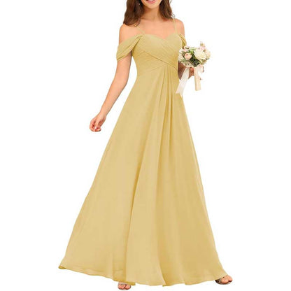 Custom-Made Chiffon Bridesmaid Dress Long, Flowy & Perfect for Any Wedding Theme